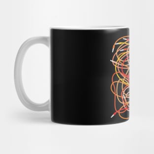 Modular Synth Patch Cables Mug